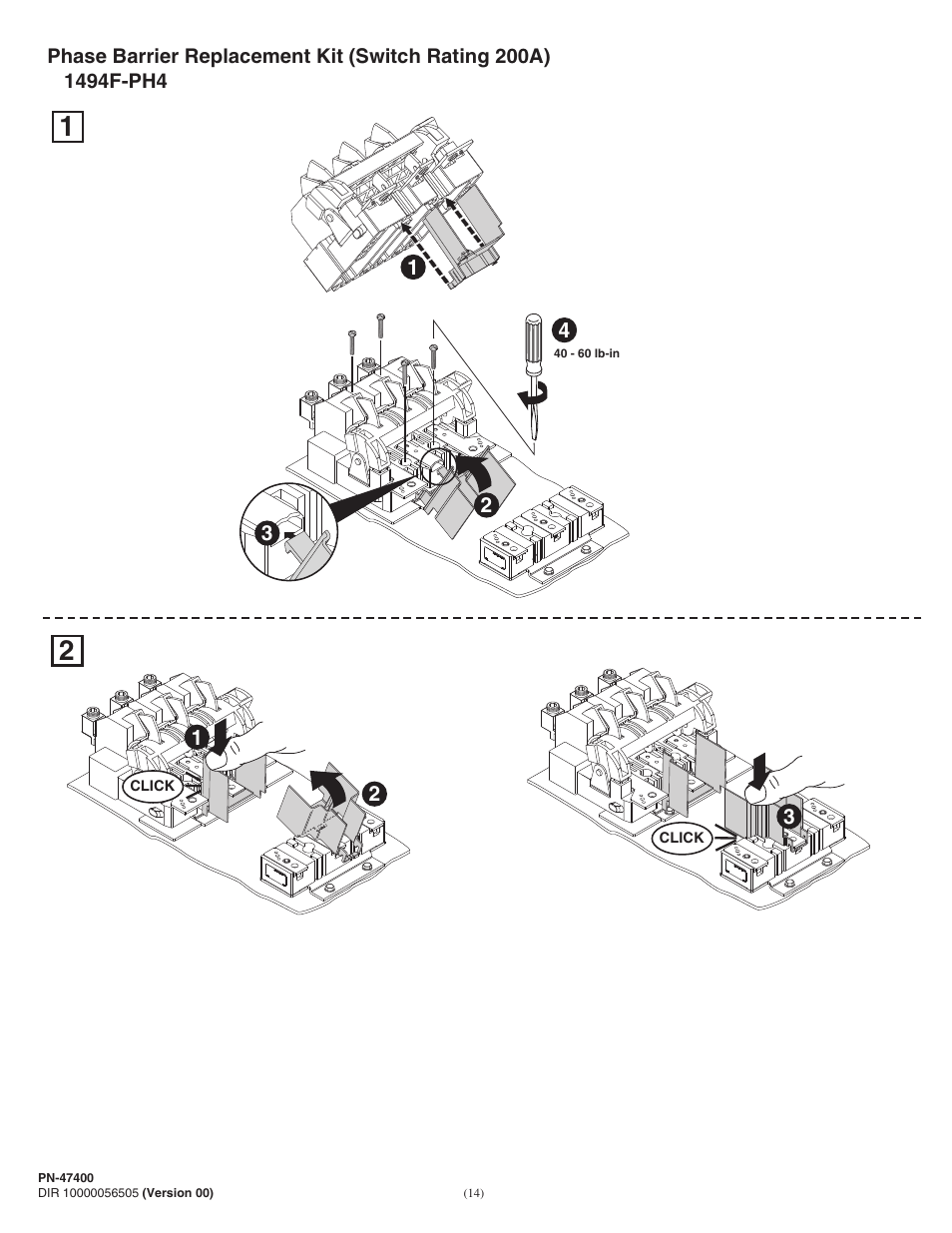 Rockwell Automation 1494V-DSxx Series D Variable Depth Disconnect Switch User Manual | Page 14 / 16