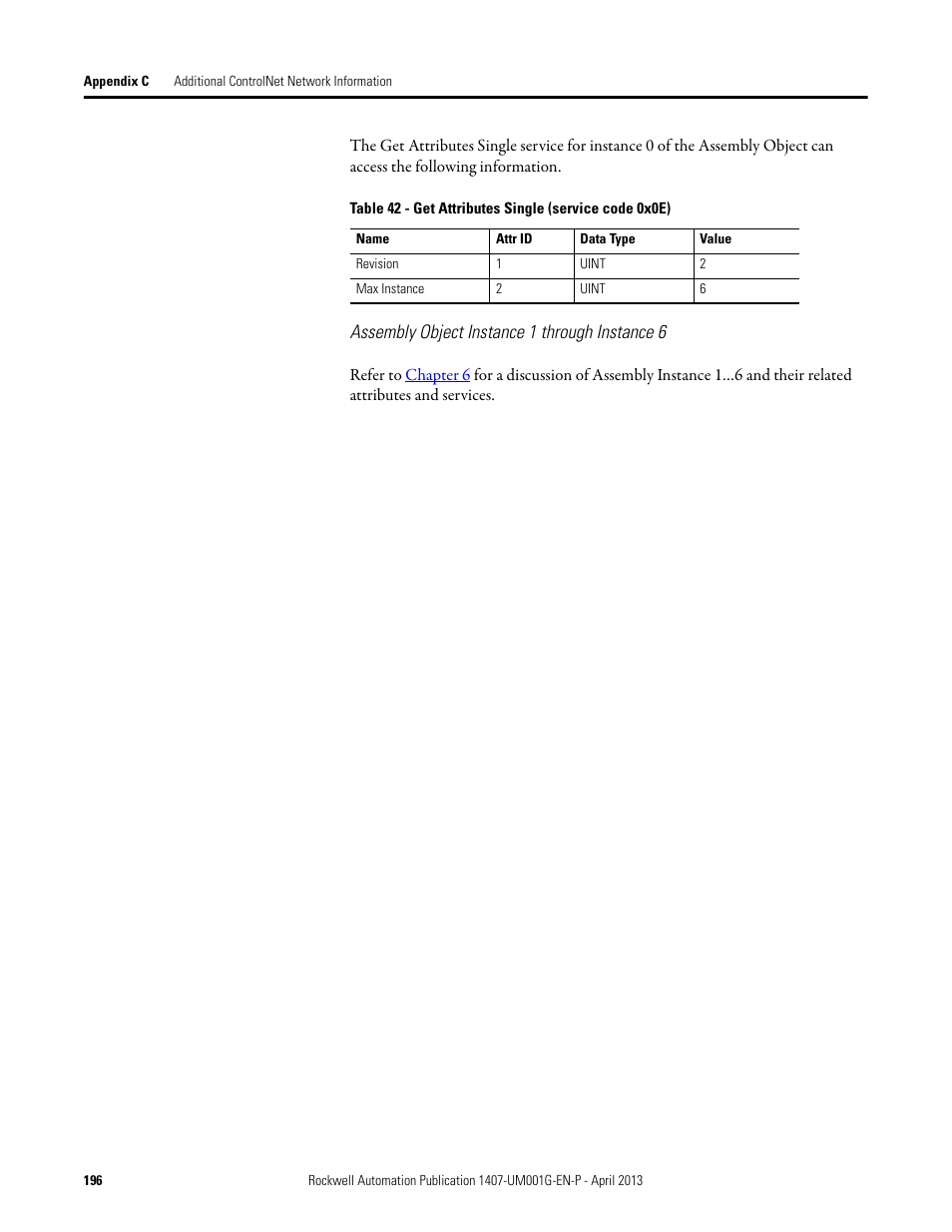 Rockwell Automation 1407-CGCM Combination Generator Control Module User Manual | Page 196 / 246