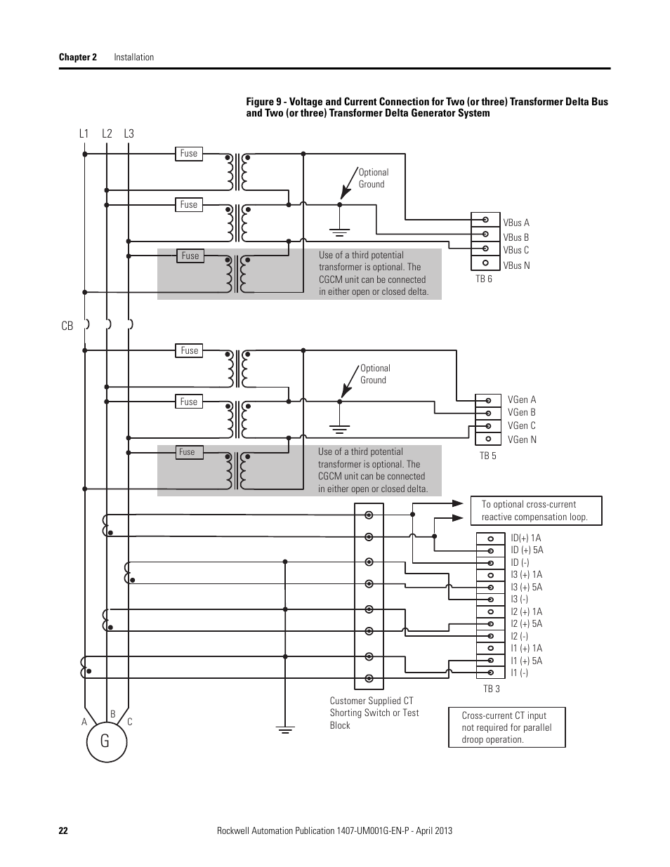 Rockwell Automation 1407-CGCM Combination Generator Control Module User Manual | Page 22 / 246