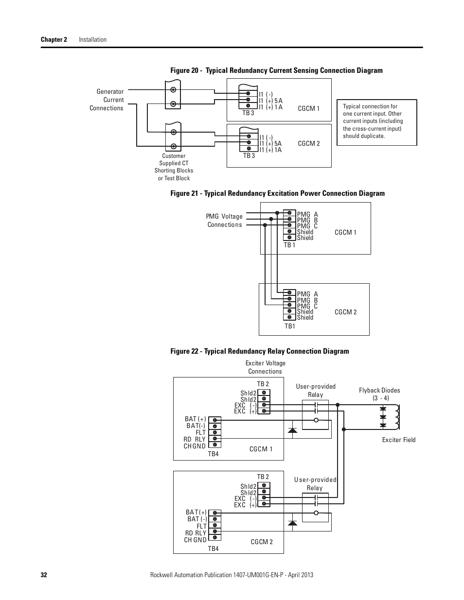 Rockwell Automation 1407-CGCM Combination Generator Control Module User Manual | Page 32 / 246