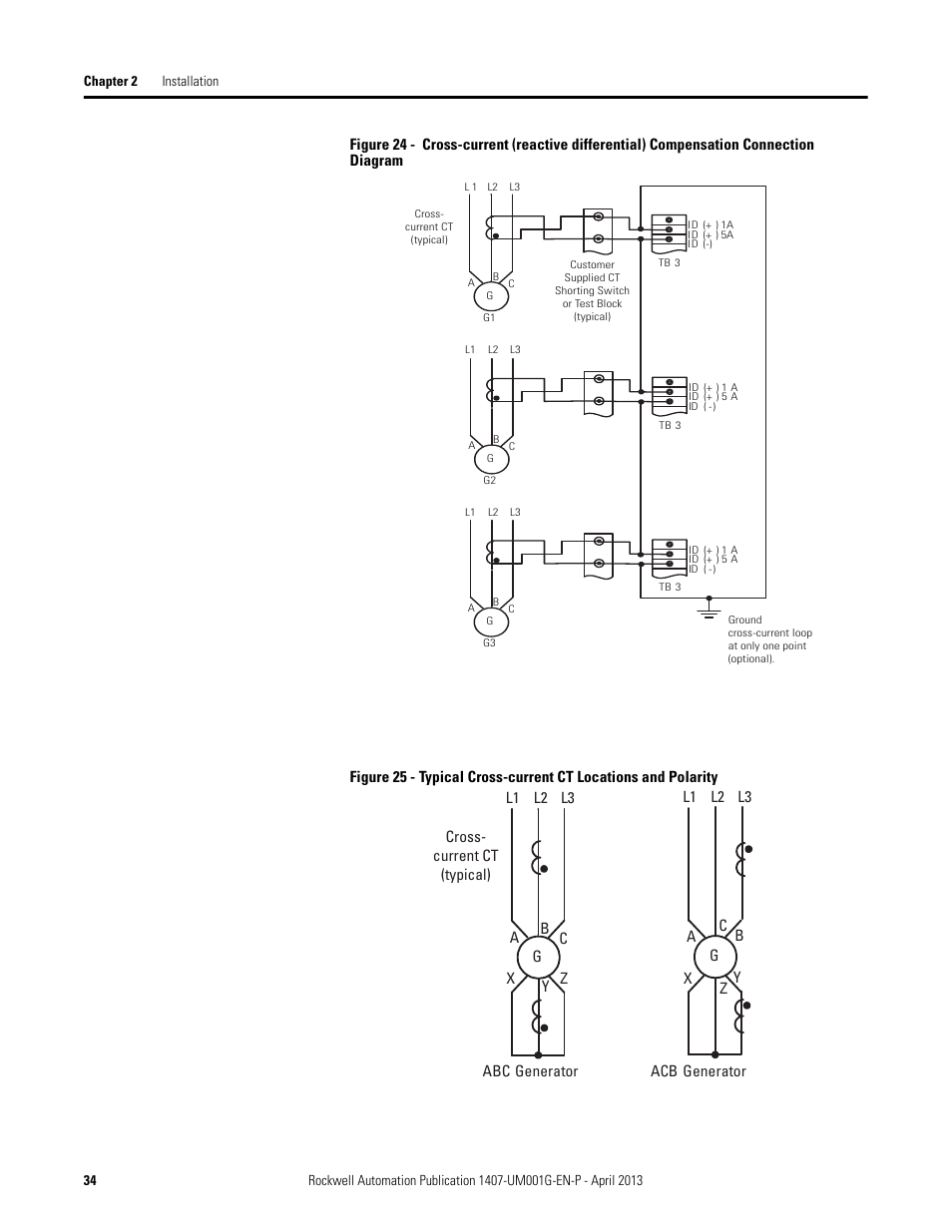 Rockwell Automation 1407-CGCM Combination Generator Control Module User Manual | Page 34 / 246