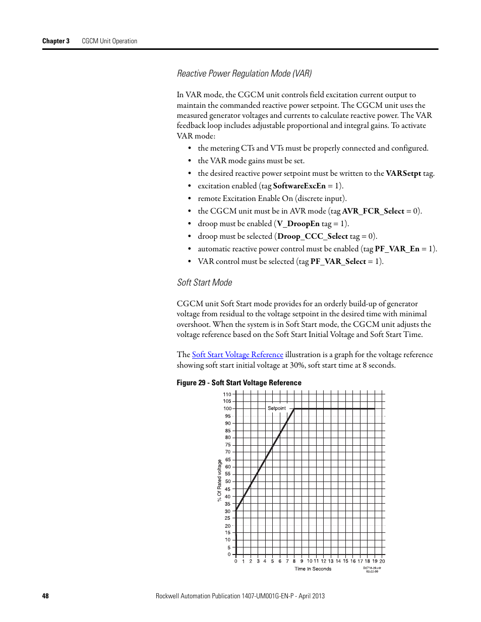 Rockwell Automation 1407-CGCM Combination Generator Control Module User Manual | Page 48 / 246