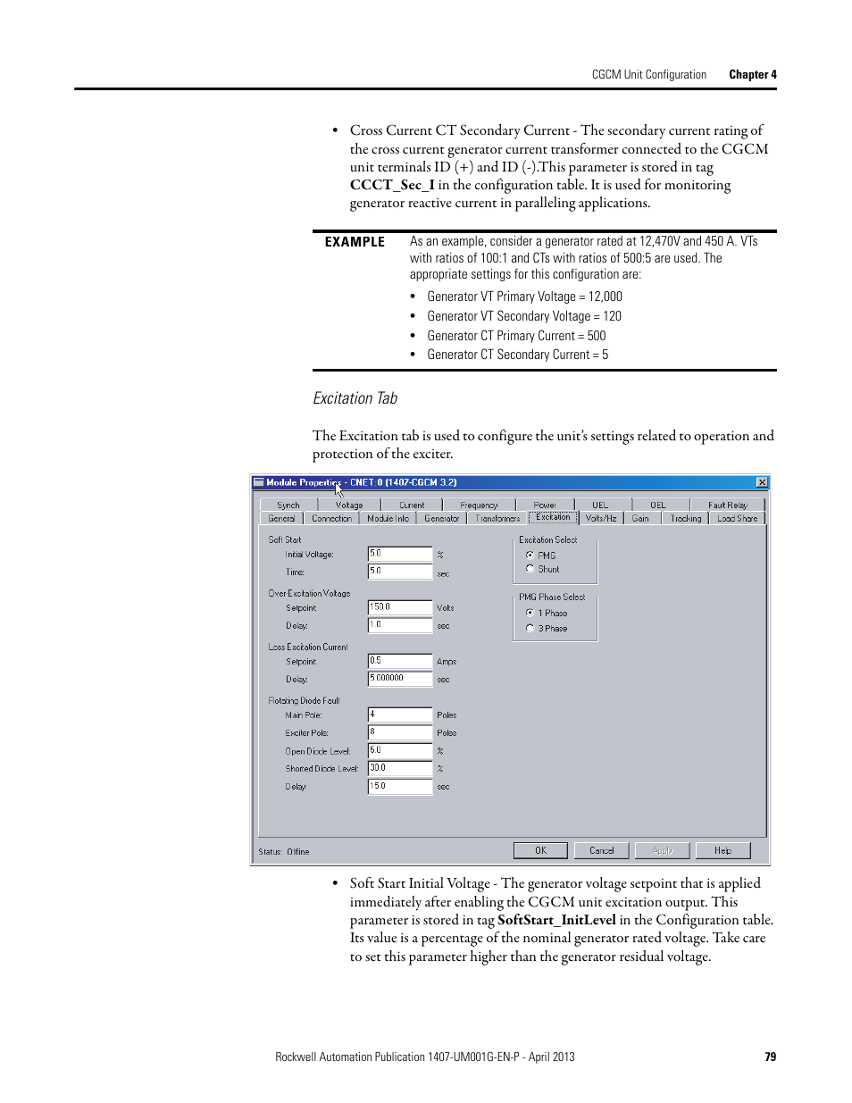 Rockwell Automation 1407-CGCM Combination Generator Control Module User Manual | Page 79 / 246