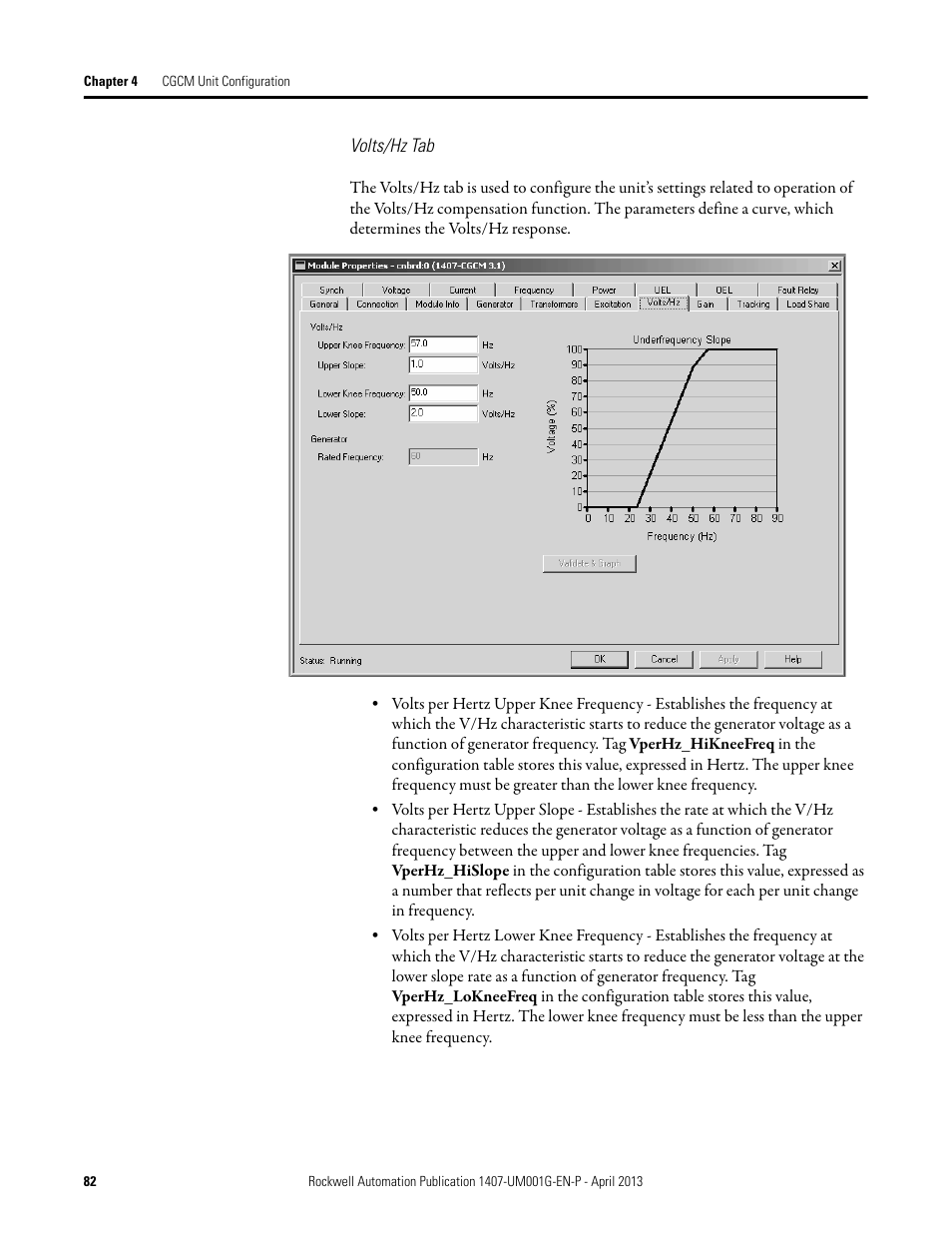 Rockwell Automation 1407-CGCM Combination Generator Control Module User Manual | Page 82 / 246