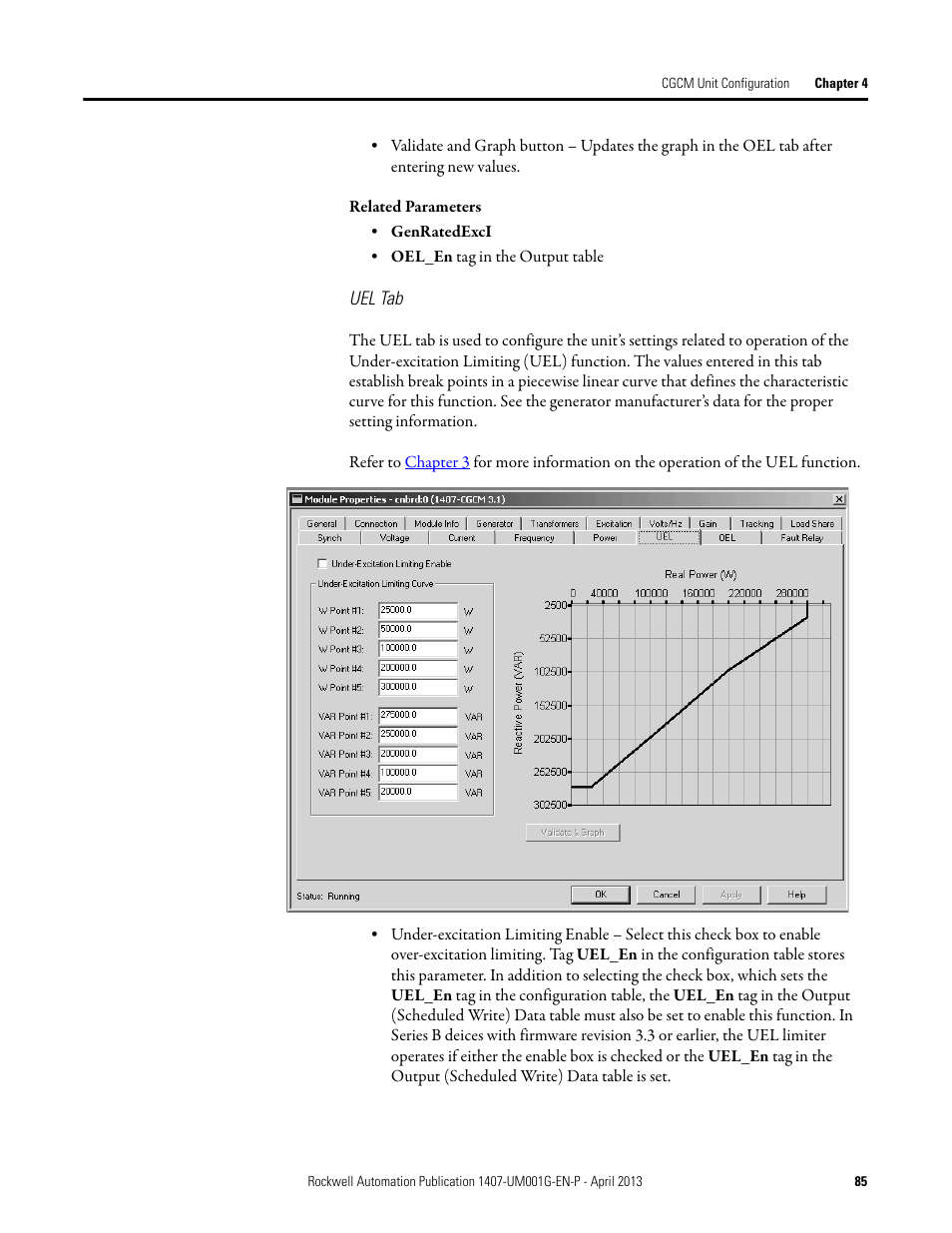 Rockwell Automation 1407-CGCM Combination Generator Control Module User Manual | Page 85 / 246