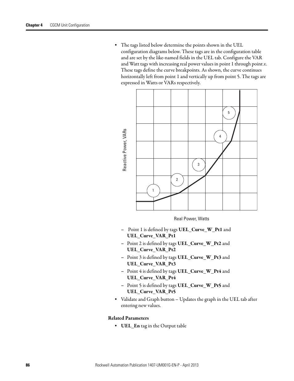 Rockwell Automation 1407-CGCM Combination Generator Control Module User Manual | Page 86 / 246