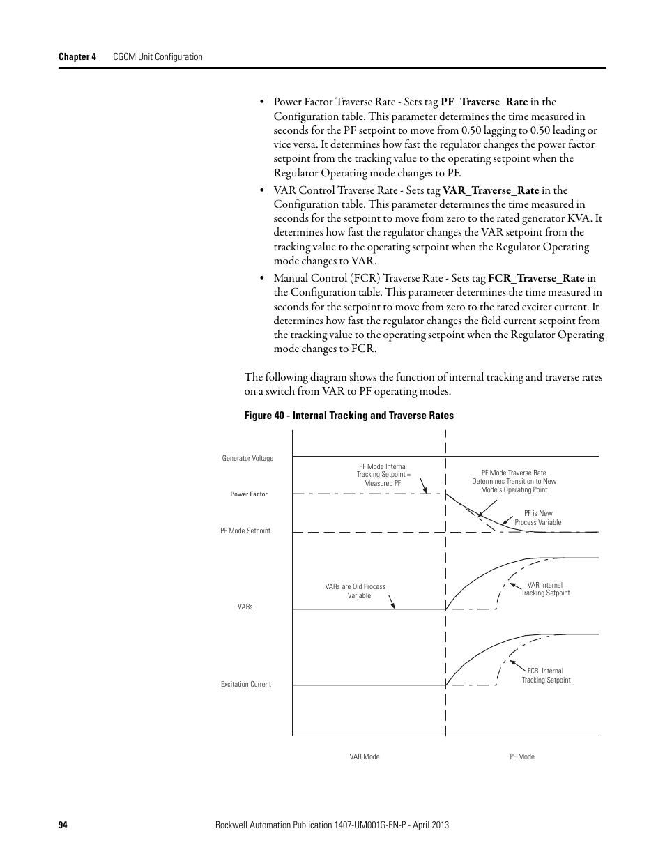 Rockwell Automation 1407-CGCM Combination Generator Control Module User Manual | Page 94 / 246