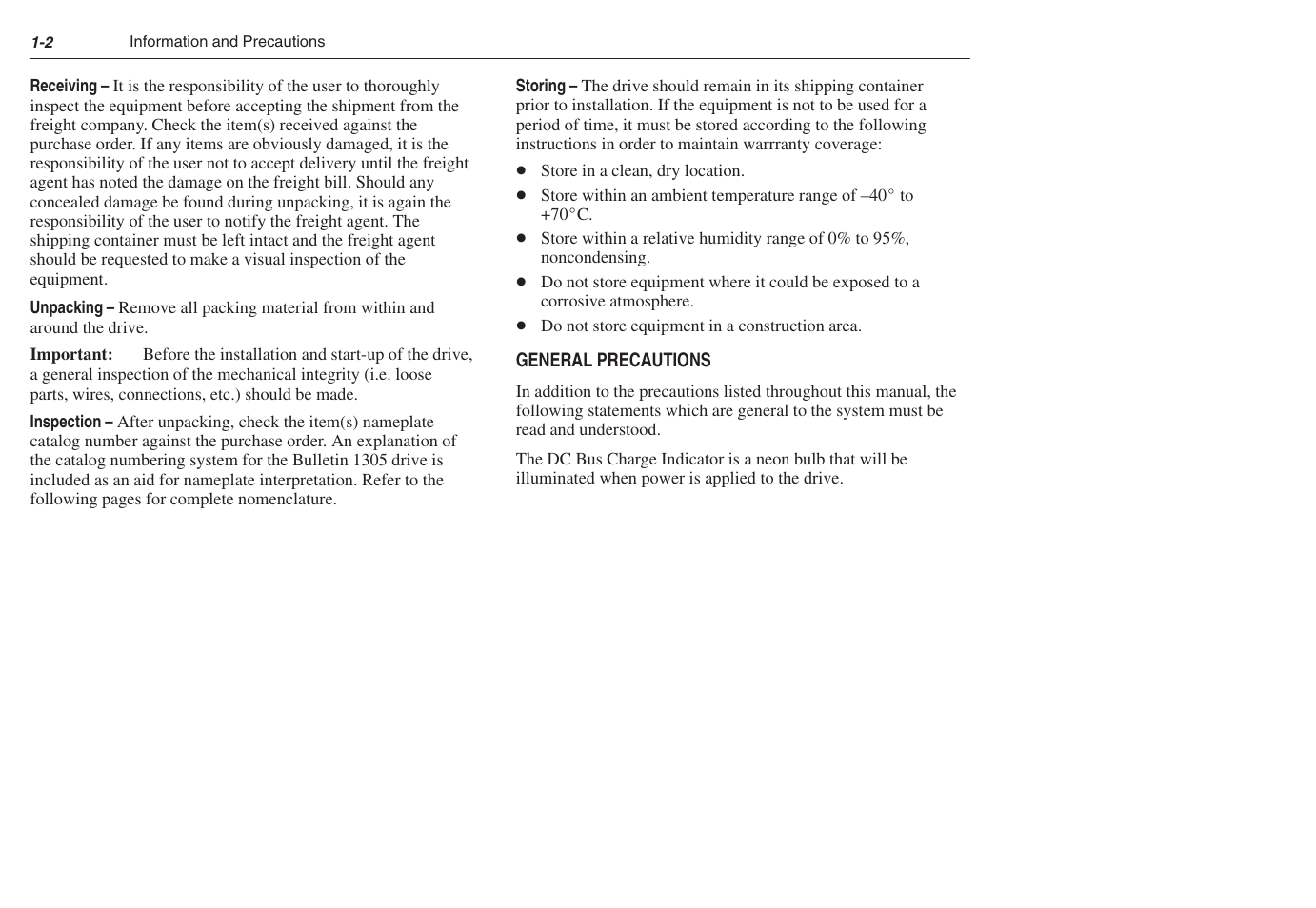 Rockwell Automation 1305 AC Drive, Series C, Firmware 6.xx and Up User Manual | Page 10 / 170