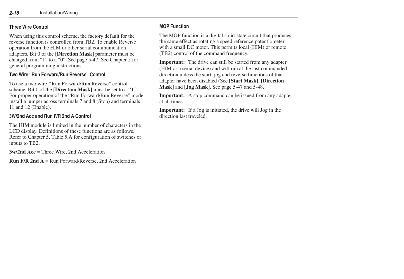 Rockwell Automation 1305 AC Drive, Series C, Firmware 6.xx and Up User Manual | Page 32 / 170