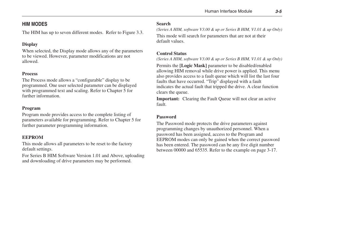 Rockwell Automation 1305 AC Drive, Series C, Firmware 6.xx and Up User Manual | Page 43 / 170