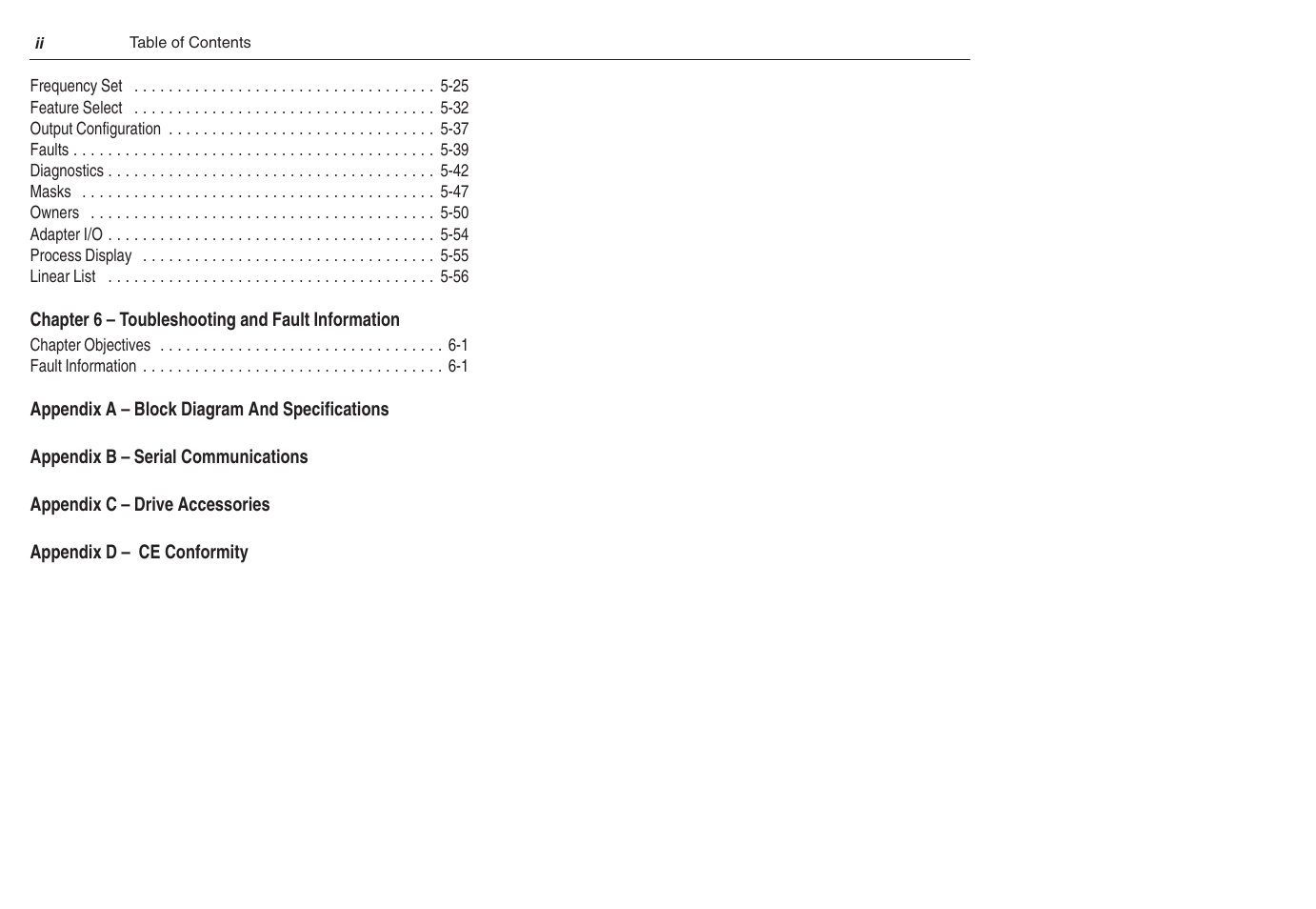 Rockwell Automation 1305 AC Drive, Series C, Firmware 6.xx and Up User Manual | Page 8 / 170