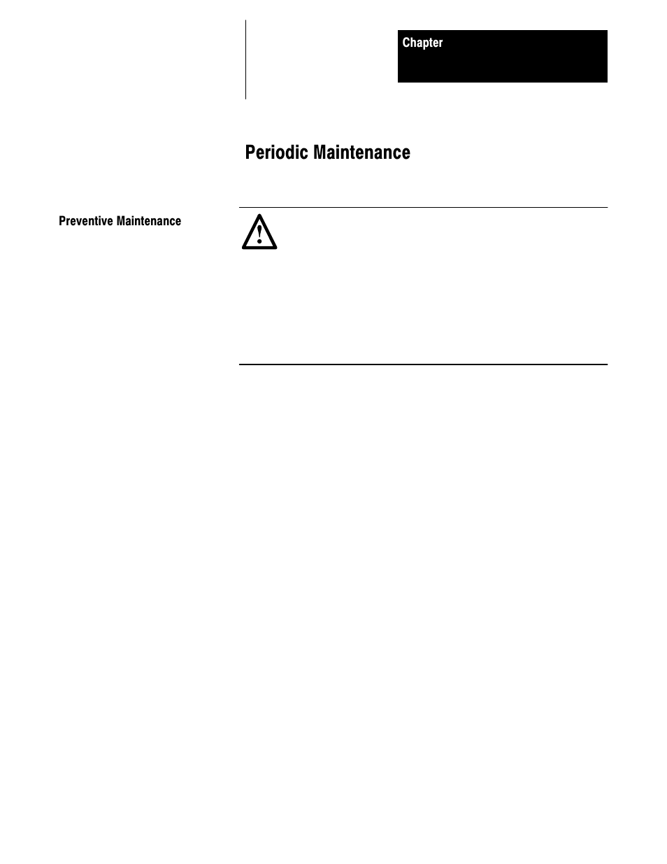 7 - periodic maintenance, Preventive maintenance, Periodic maintenance | Rockwell Automation 1395 Discrete Adapter, Rev 3.XX-8.XX User Manual | Page 34 / 53