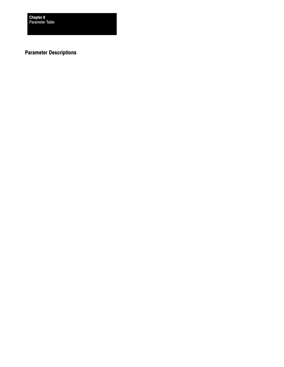 Parameter descriptions | Rockwell Automation 1395 Discrete Adapter, Rev 3.XX-8.XX User Manual | Page 41 / 53