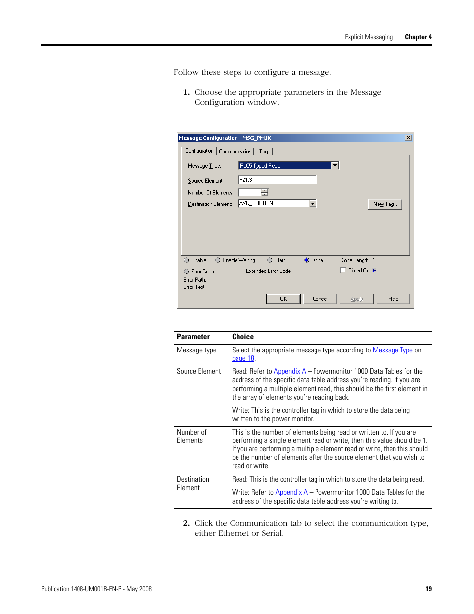 Rockwell Automation 1408-EMxx PowerMonitor 1000 Unit User Manual | Page 19 / 100