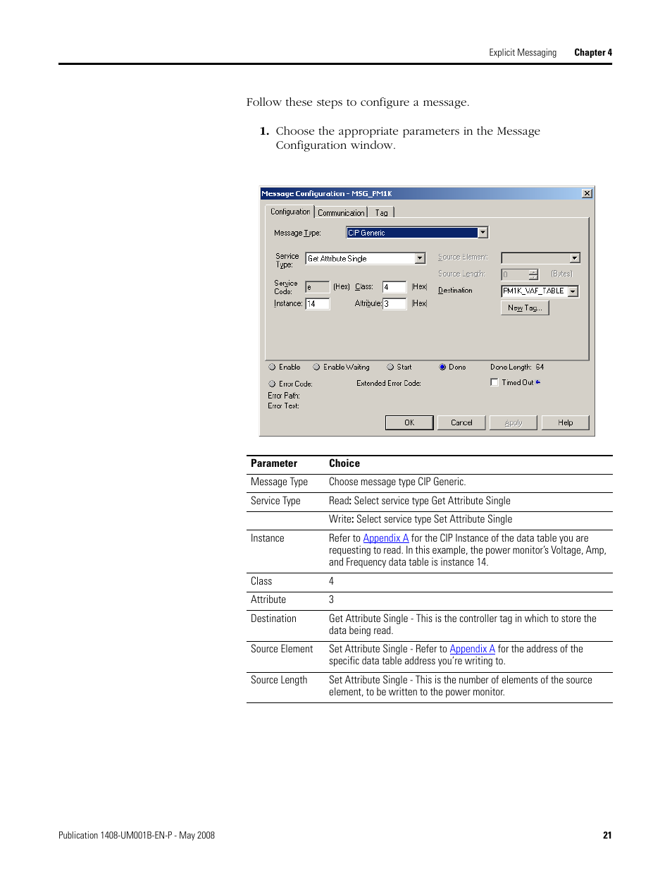 Rockwell Automation 1408-EMxx PowerMonitor 1000 Unit User Manual | Page 21 / 100