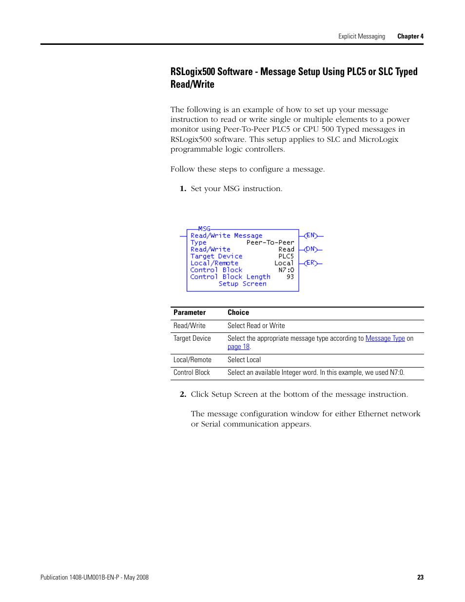 Rockwell Automation 1408-EMxx PowerMonitor 1000 Unit User Manual | Page 23 / 100