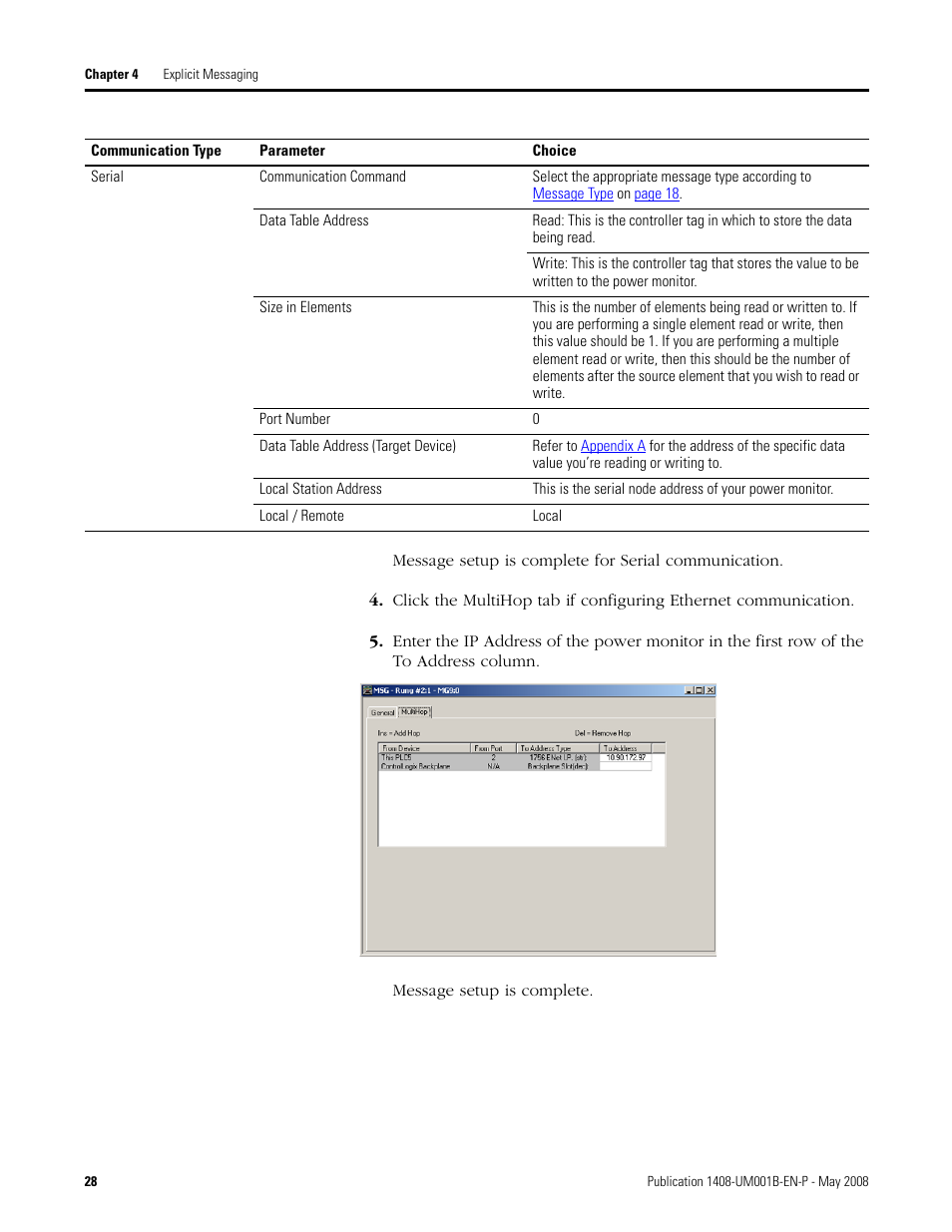 Rockwell Automation 1408-EMxx PowerMonitor 1000 Unit User Manual | Page 28 / 100