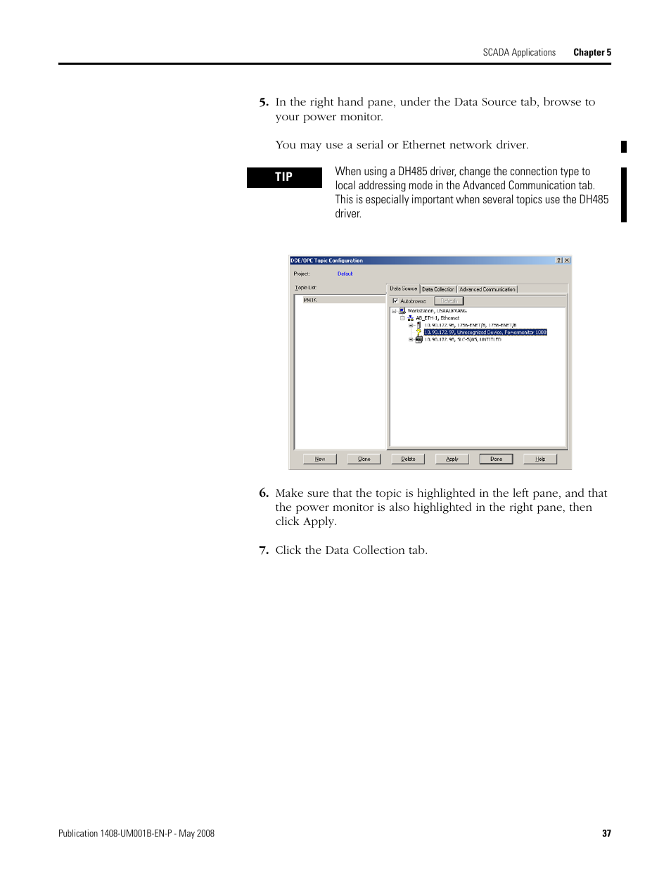 Rockwell Automation 1408-EMxx PowerMonitor 1000 Unit User Manual | Page 37 / 100