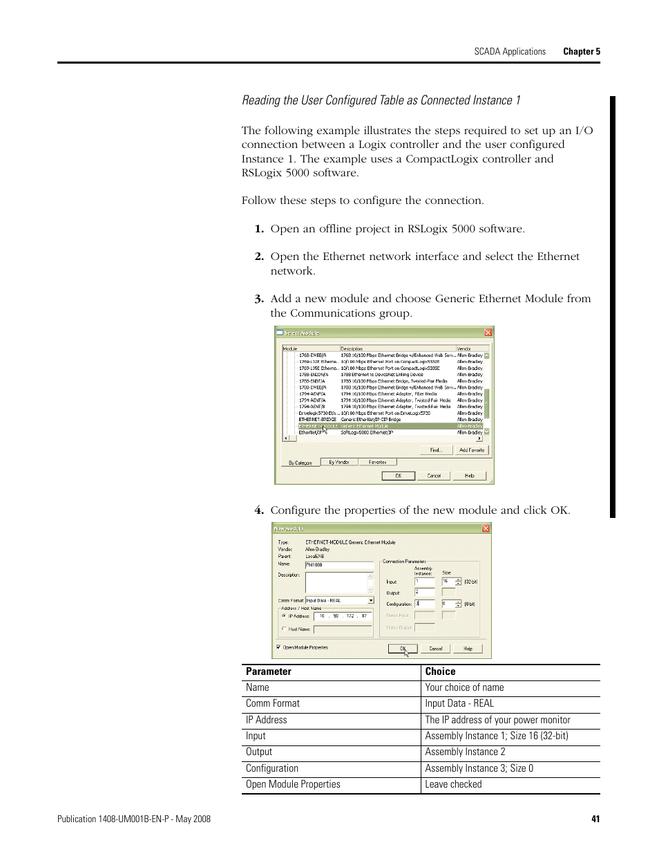 Rockwell Automation 1408-EMxx PowerMonitor 1000 Unit User Manual | Page 41 / 100