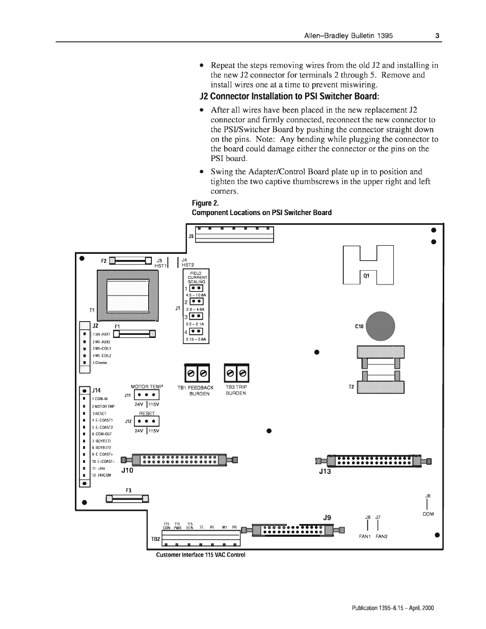 Rockwell Automation 1395 Power Board Update & Bus Bar Replacement User Manual | Page 3 / 4