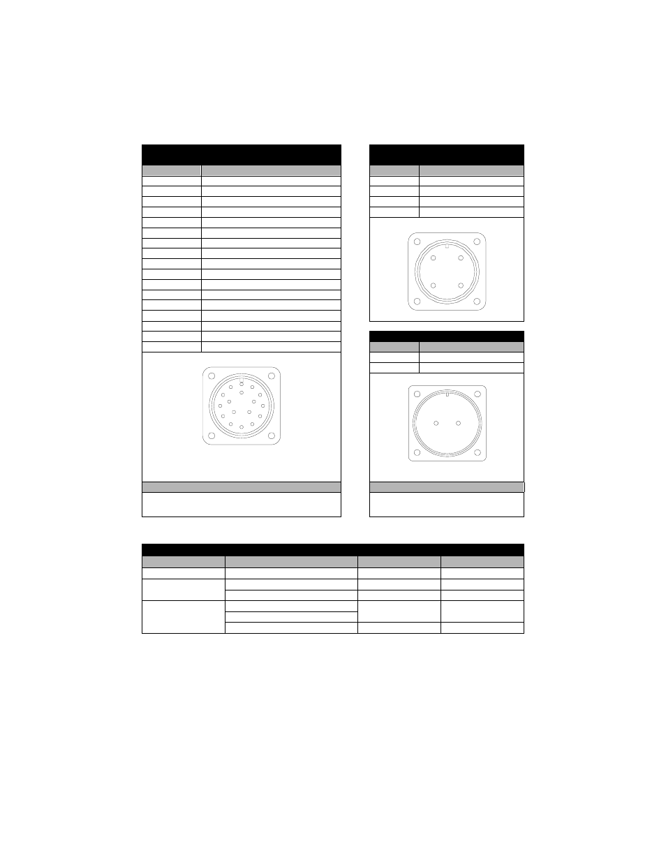 Connector data, Options: connectors and shaft seals, Connector data options: connectors and shaft seals | Rockwell Automation 1398 F-Series Brushless Servo Motor Manual User Manual | Page 6 / 12