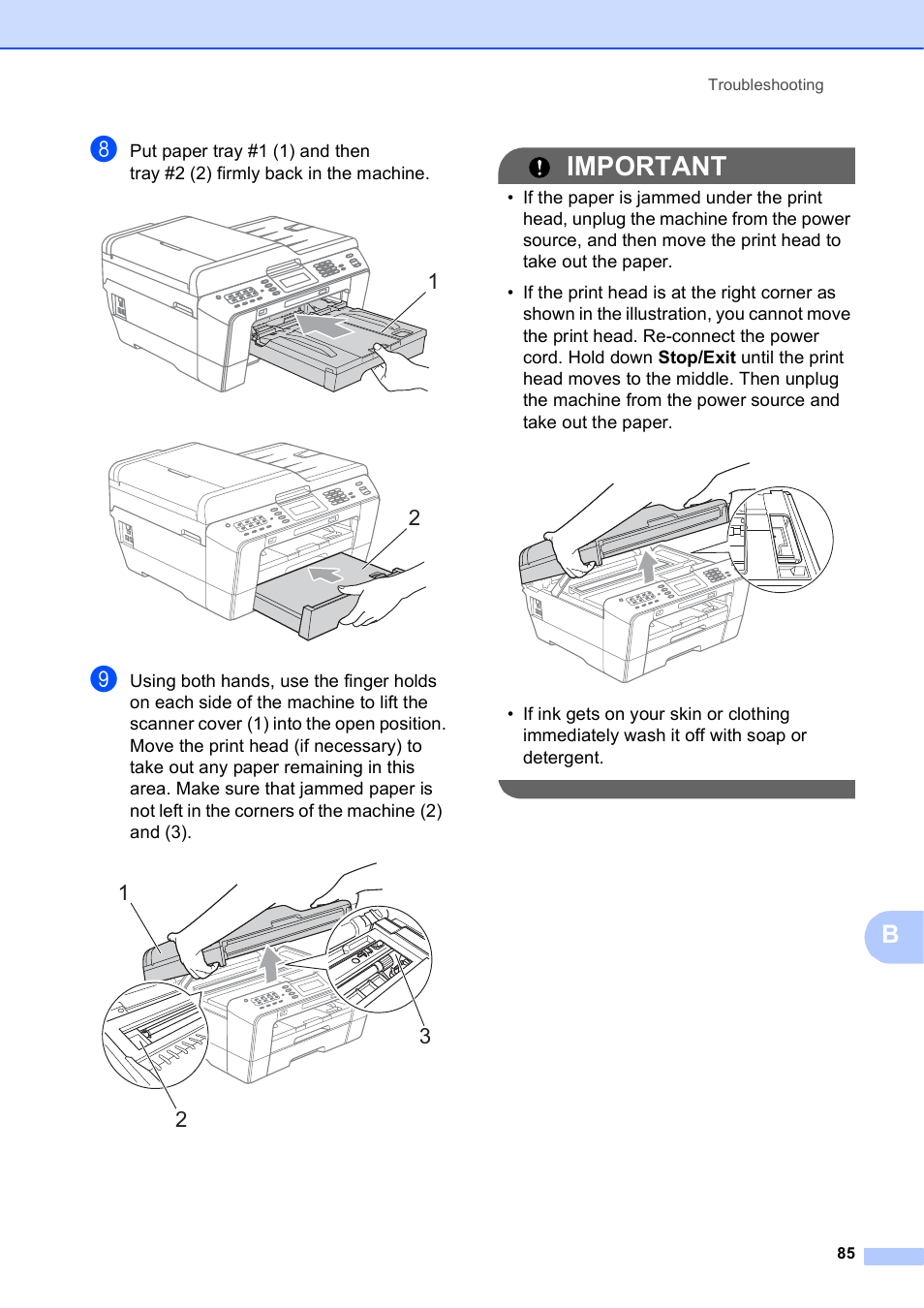 Important | Brother MFC J6910DW User Manual | Page 99 / 163