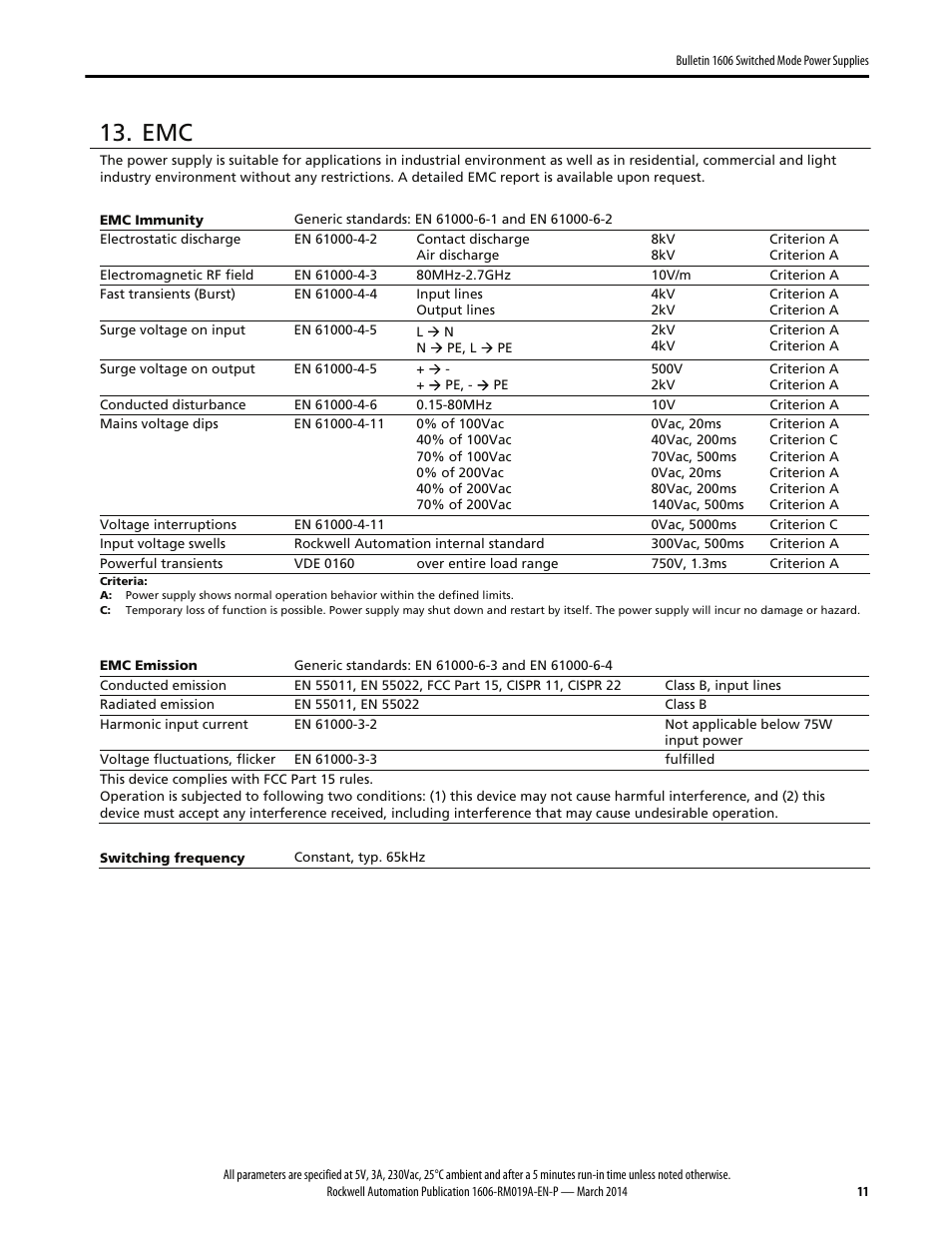 Rockwell Automation 1606-XLP15A Power Supply Reference Manual User Manual | Page 11 / 24