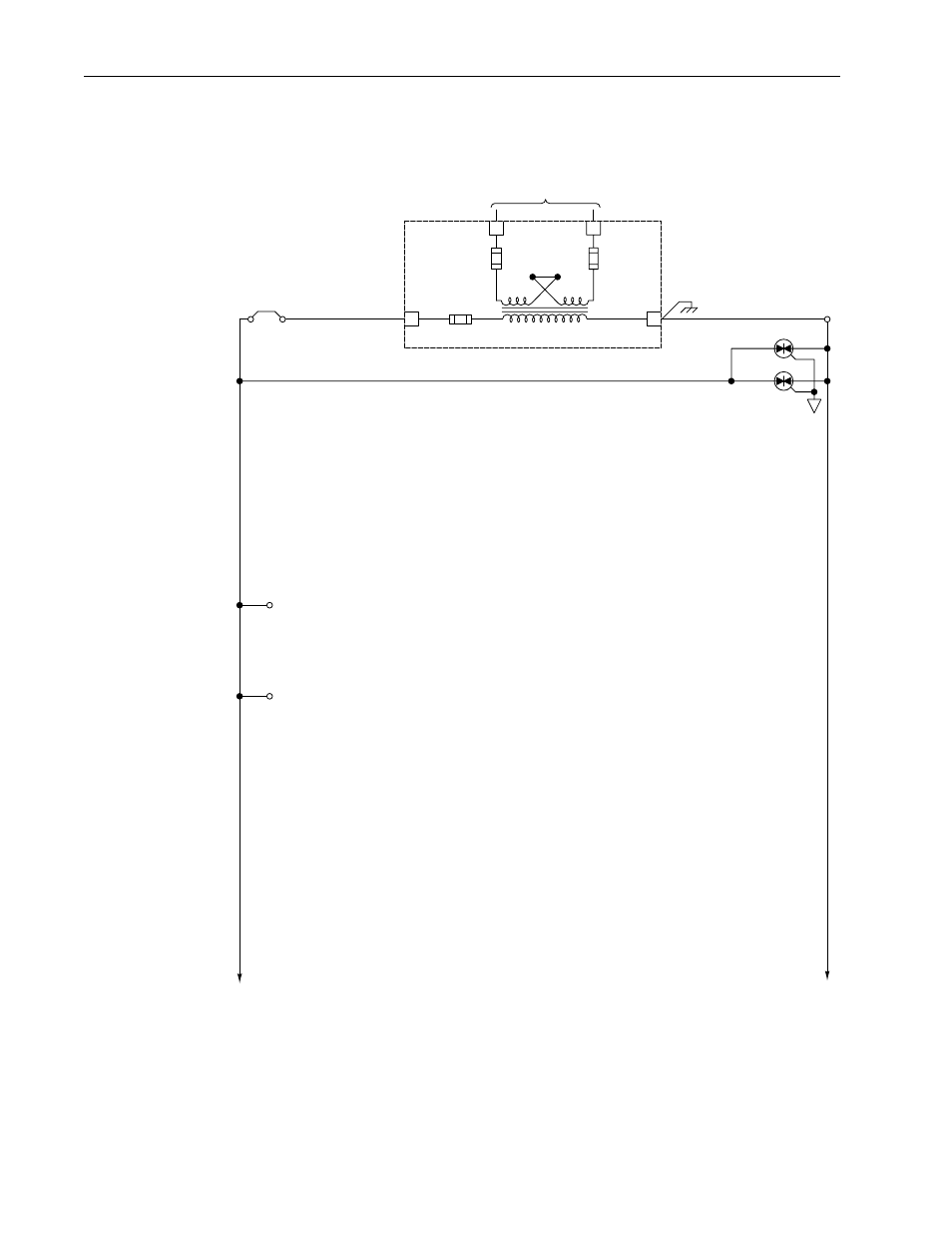 Typical control power scheme, 6dynamic brake or chopper connection | Rockwell Automation 1336S_F_T_E_R Dynamic Brake or Chopper Connection User Manual | Page 6 / 8