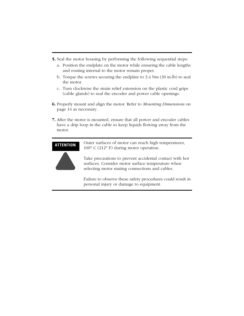 Rockwell Automation W-Series Brushless Servo Motor  User Manual | Page 11 / 24