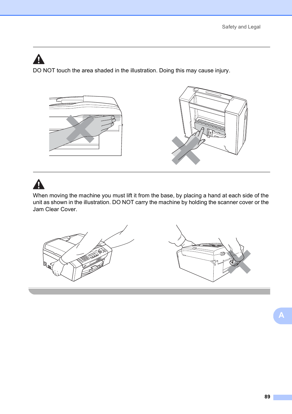 Safety and legal 89 | Brother MFC-253CW User Manual | Page 99 / 176