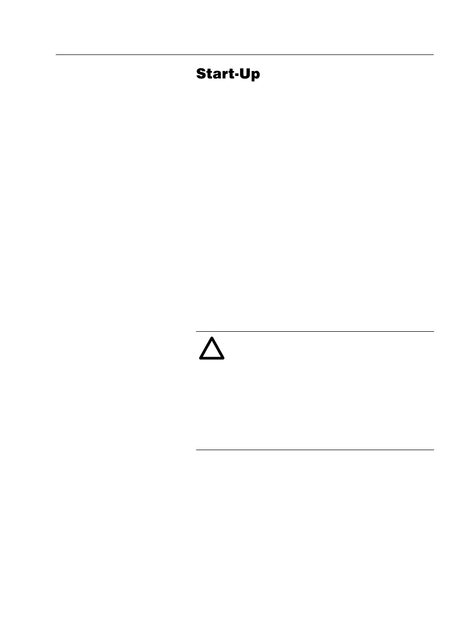 Chapter 4 - start-up, Startćup | Rockwell Automation 1336 8A-48A Fiber Industry User Manual | Page 57 / 149