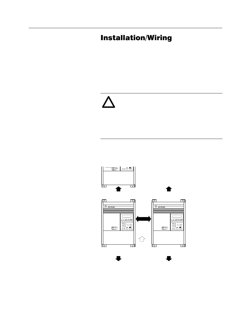 Chapter 2 - installation, Installation/wiring, Chapter | Mounting | Rockwell Automation 1336 8A-48A Fiber Industry User Manual | Page 9 / 149