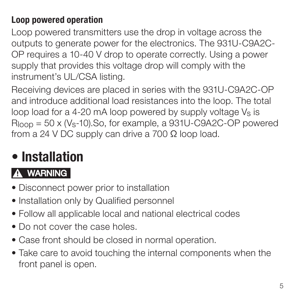 Installation | Rockwell Automation 931U-C9A2C-OP Active Converter, Universal User Manual | Page 5 / 84