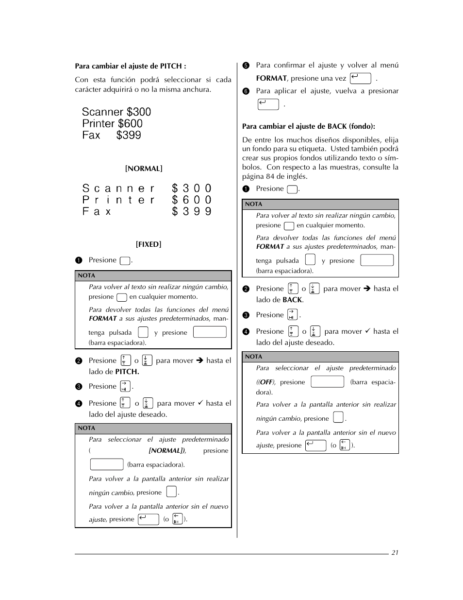 Hihihi | Brother PT-9400 User Manual | Page 130 / 150