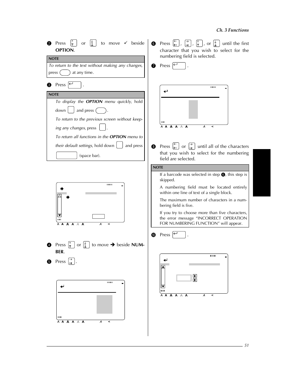 Io 1 a | Brother PT-9400 User Manual | Page 58 / 150