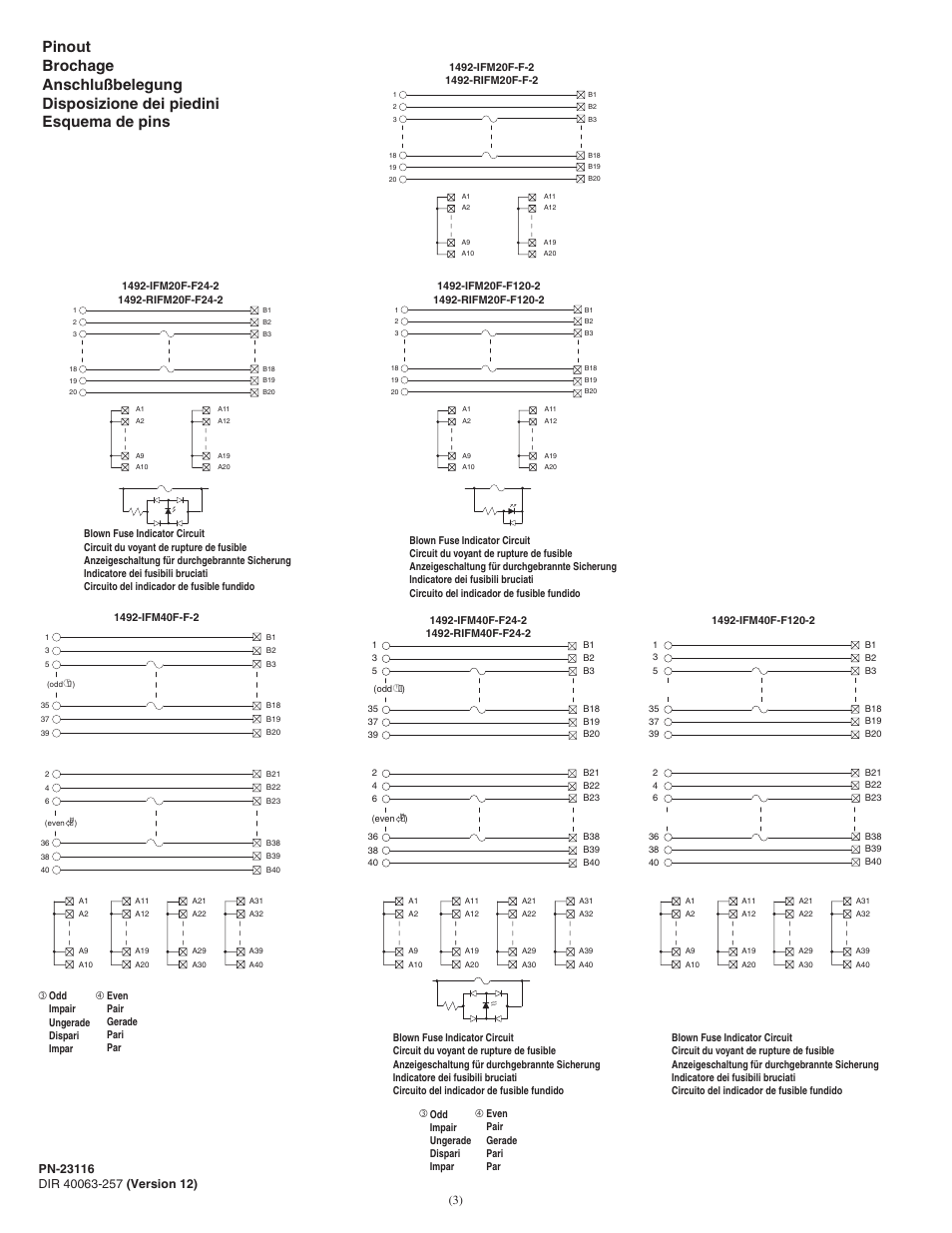 Rockwell Automation 1492-IFMxxx Fusible Interface Modules User Manual | Page 3 / 4