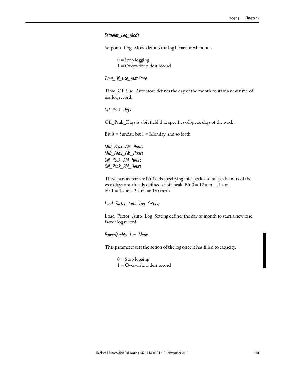 Rockwell Automation 1426 PowerMonitor 5000 Unit User Manual | Page 101 / 396