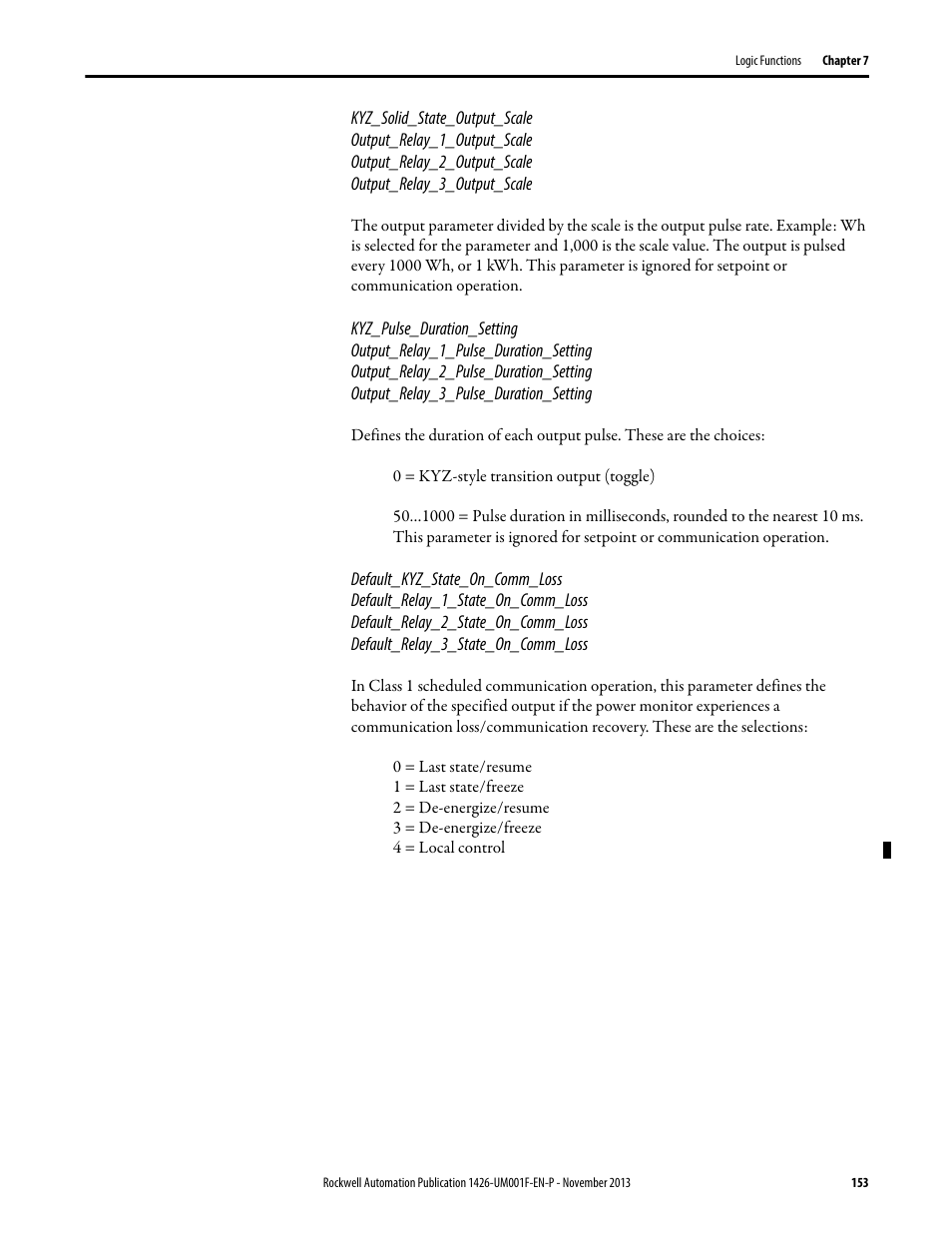 Rockwell Automation 1426 PowerMonitor 5000 Unit User Manual | Page 153 / 396