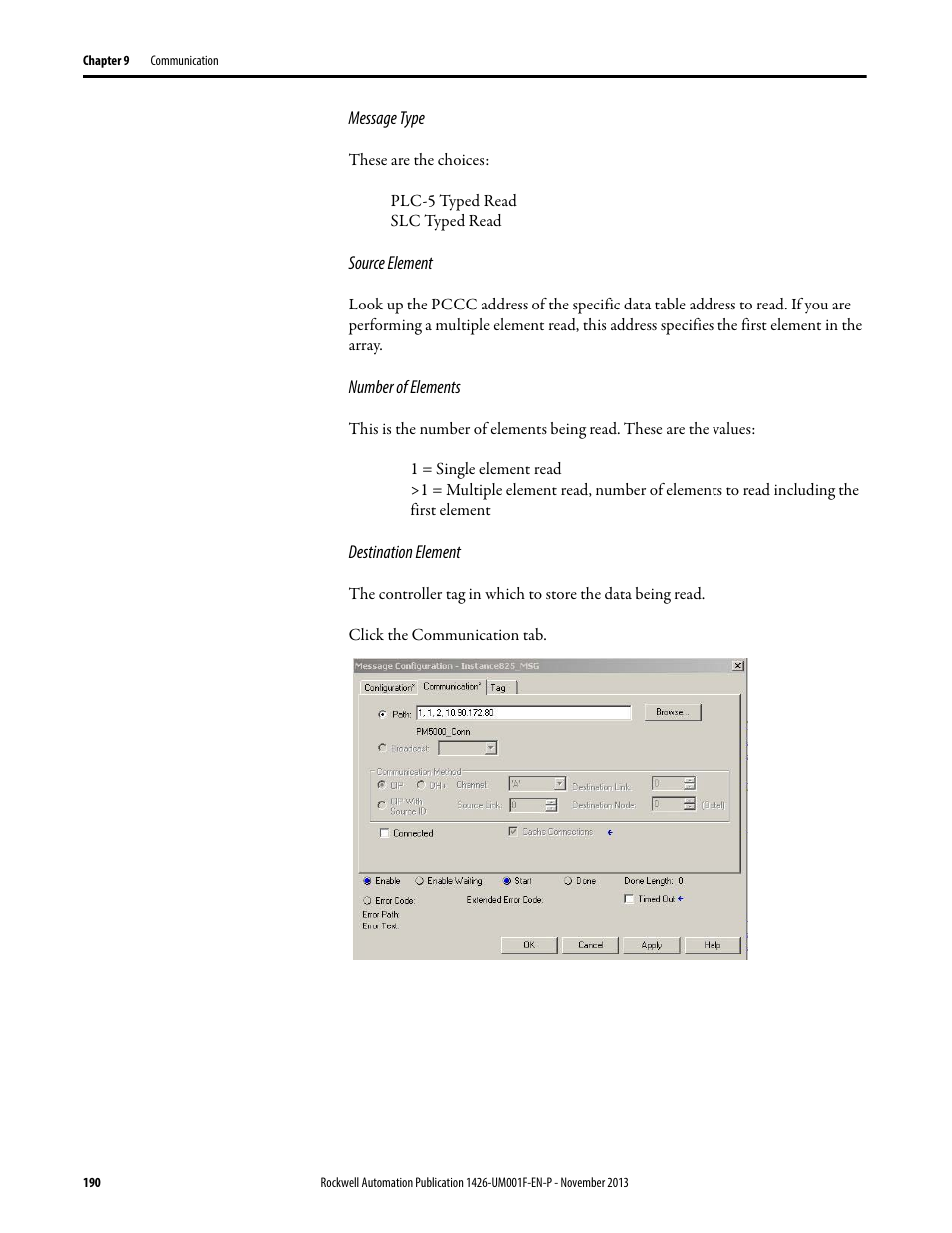 Rockwell Automation 1426 PowerMonitor 5000 Unit User Manual | Page 190 / 396