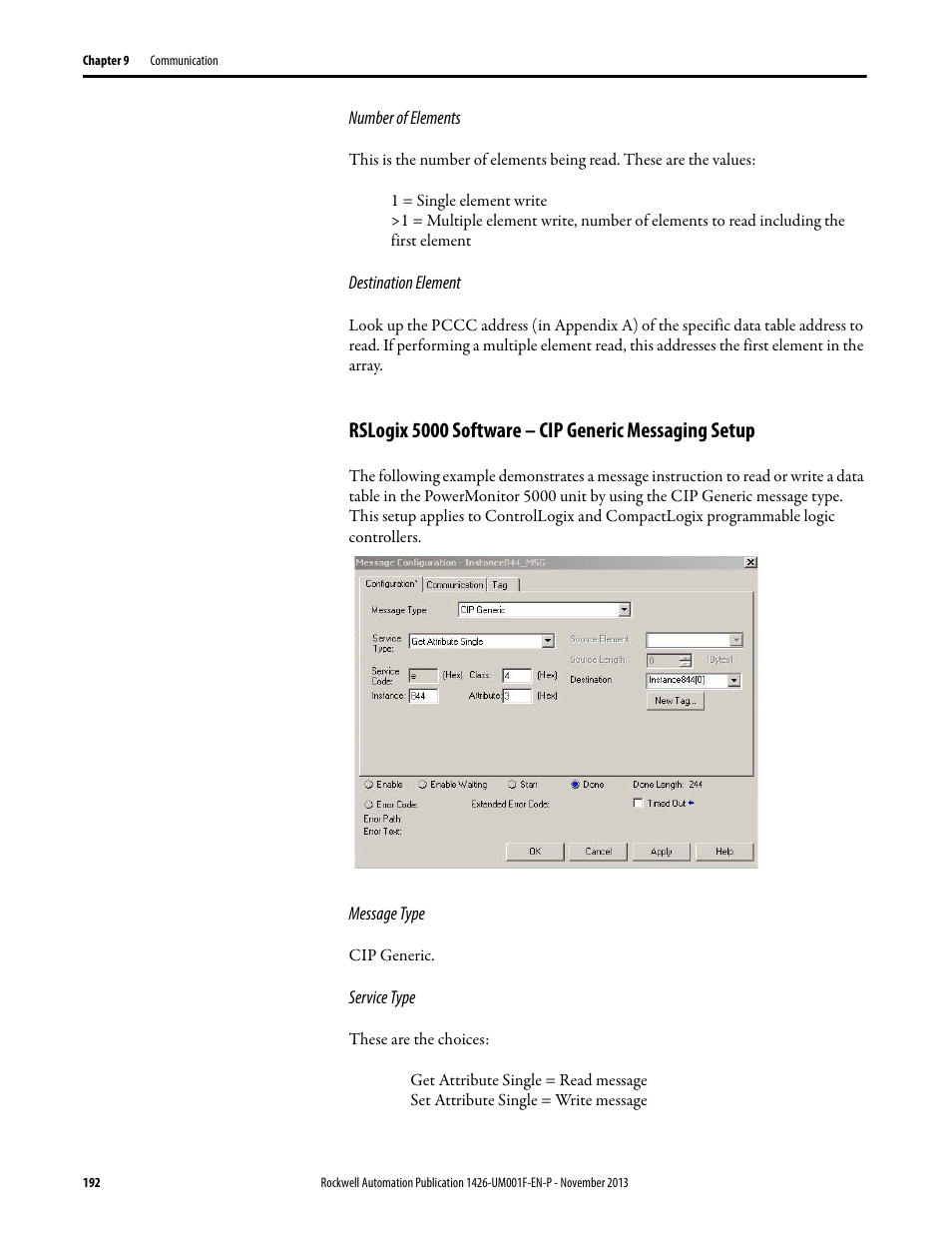 Rockwell Automation 1426 PowerMonitor 5000 Unit User Manual | Page 192 / 396