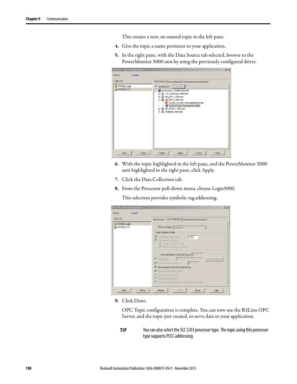 Rockwell Automation 1426 PowerMonitor 5000 Unit User Manual | Page 198 / 396