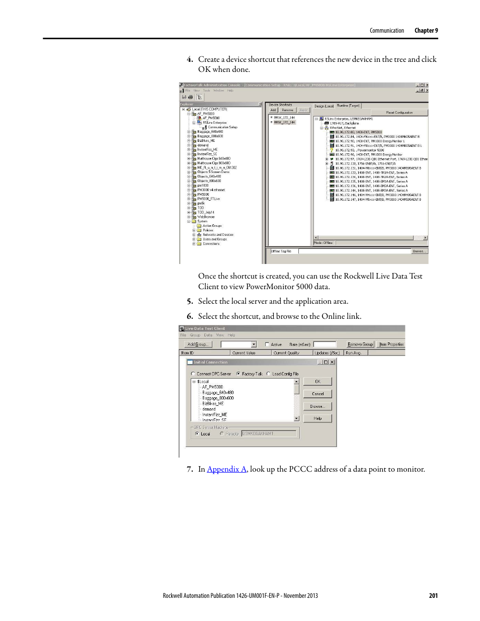 Rockwell Automation 1426 PowerMonitor 5000 Unit User Manual | Page 201 / 396