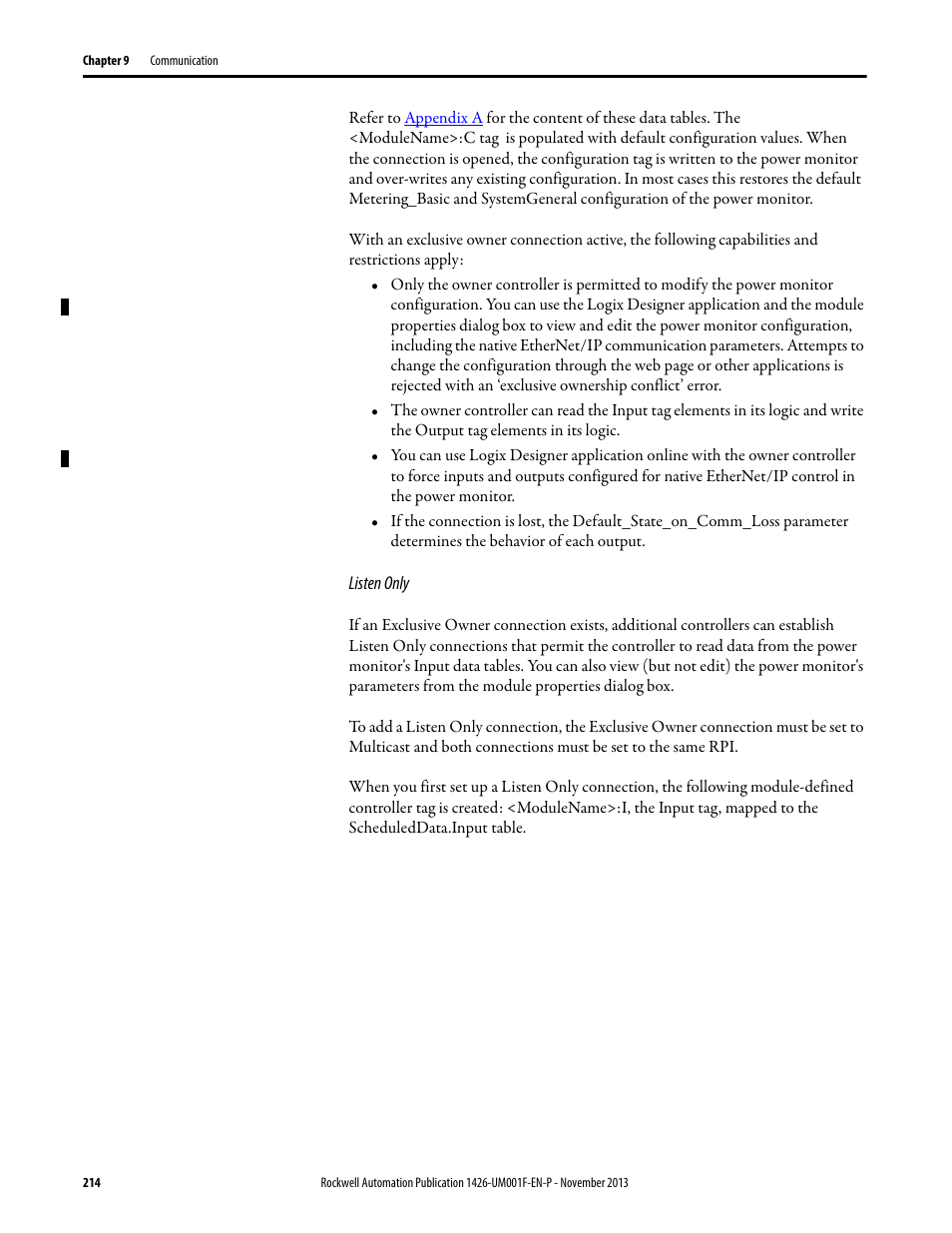 Rockwell Automation 1426 PowerMonitor 5000 Unit User Manual | Page 214 / 396