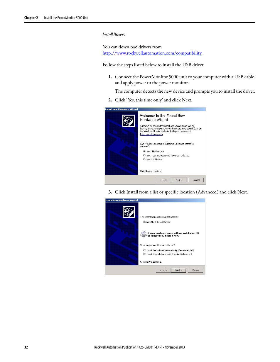 Rockwell Automation 1426 PowerMonitor 5000 Unit User Manual | Page 32 / 396