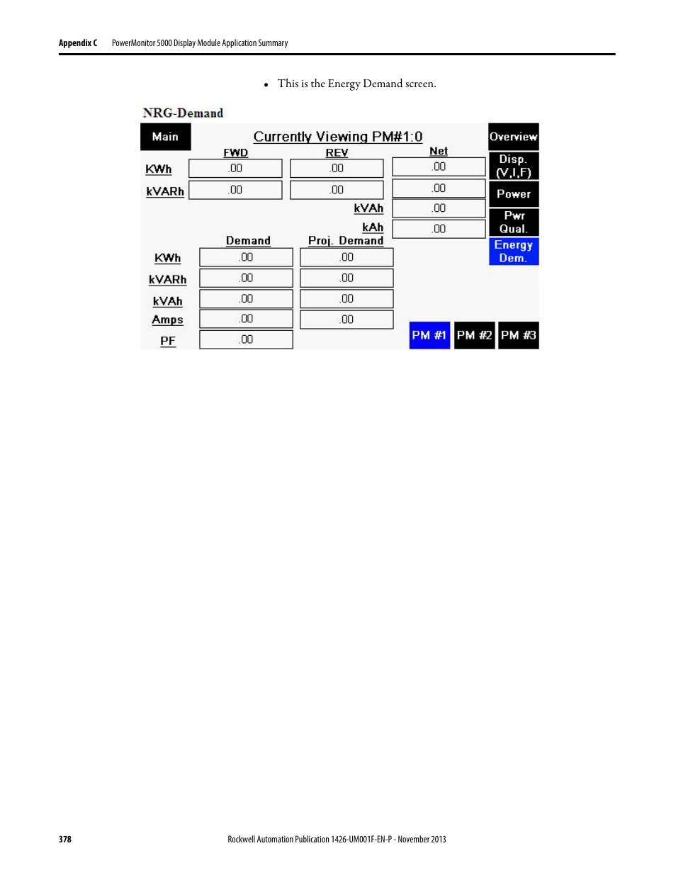 Rockwell Automation 1426 PowerMonitor 5000 Unit User Manual | Page 378 / 396