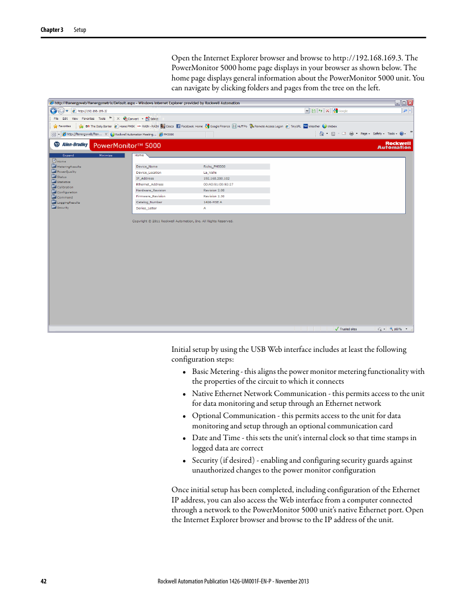 Rockwell Automation 1426 PowerMonitor 5000 Unit User Manual | Page 42 / 396