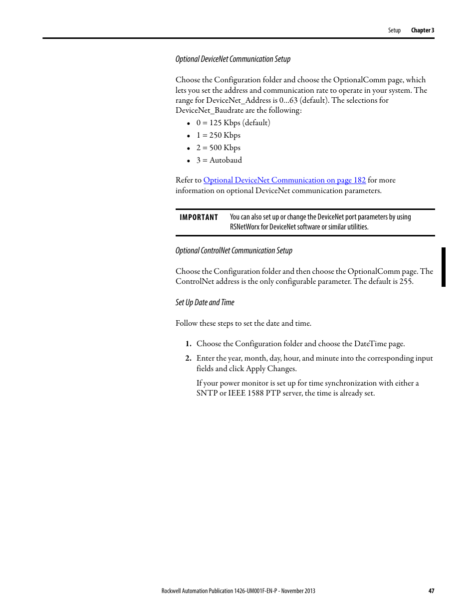 Rockwell Automation 1426 PowerMonitor 5000 Unit User Manual | Page 47 / 396