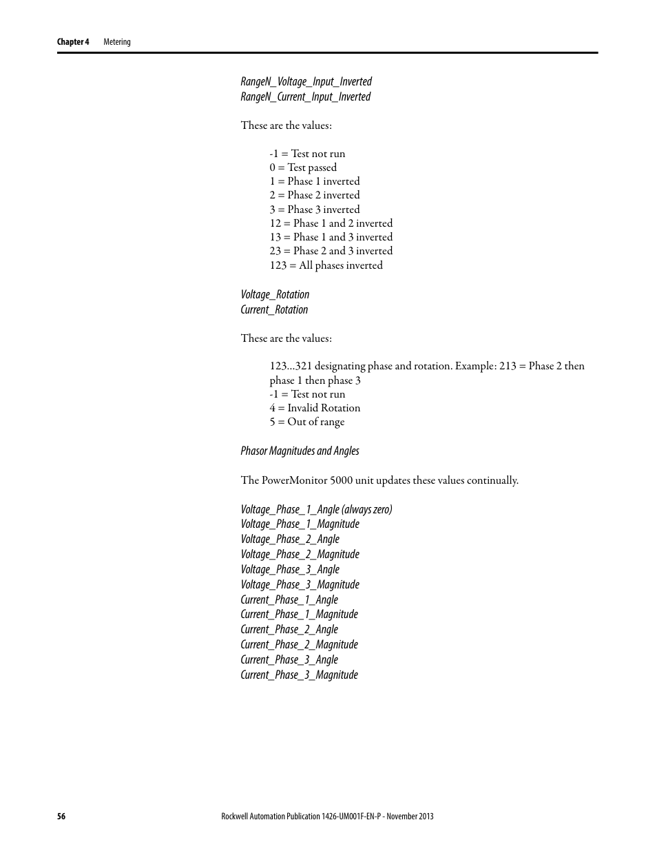 Rockwell Automation 1426 PowerMonitor 5000 Unit User Manual | Page 56 / 396
