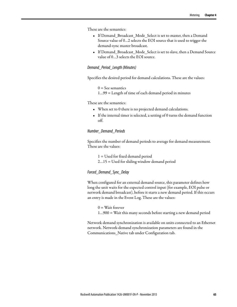 Rockwell Automation 1426 PowerMonitor 5000 Unit User Manual | Page 65 / 396