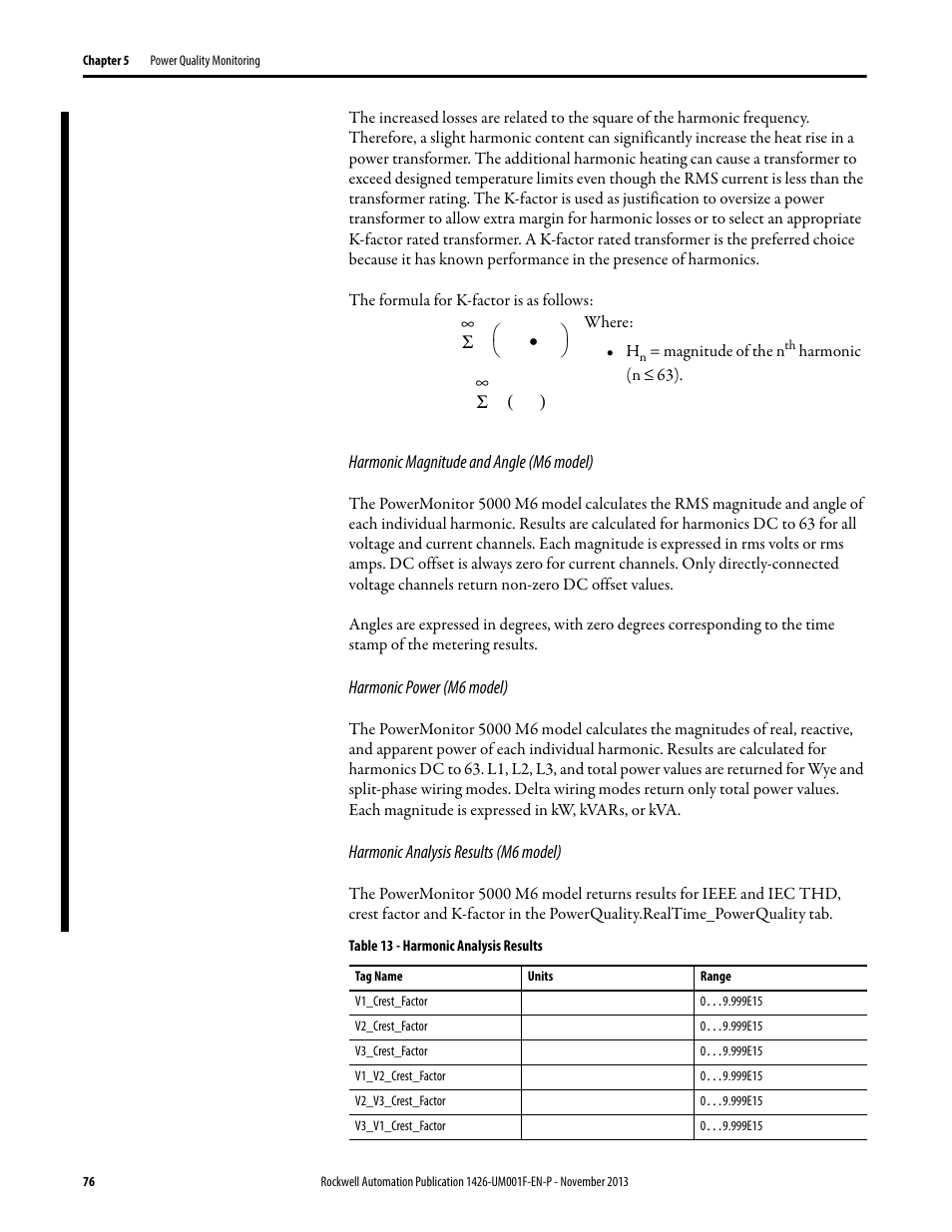 Rockwell Automation 1426 PowerMonitor 5000 Unit User Manual | Page 76 / 396